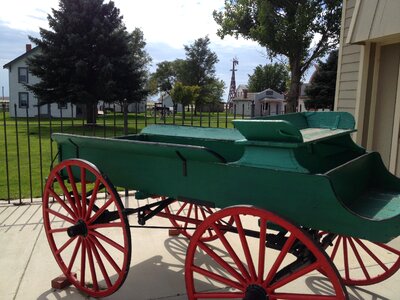 Wagon old west photo