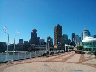 Canada place skyline waterfront photo