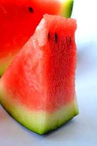 Fruits sliced red photo