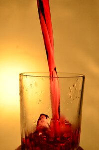 Pouring alcohol drink photo