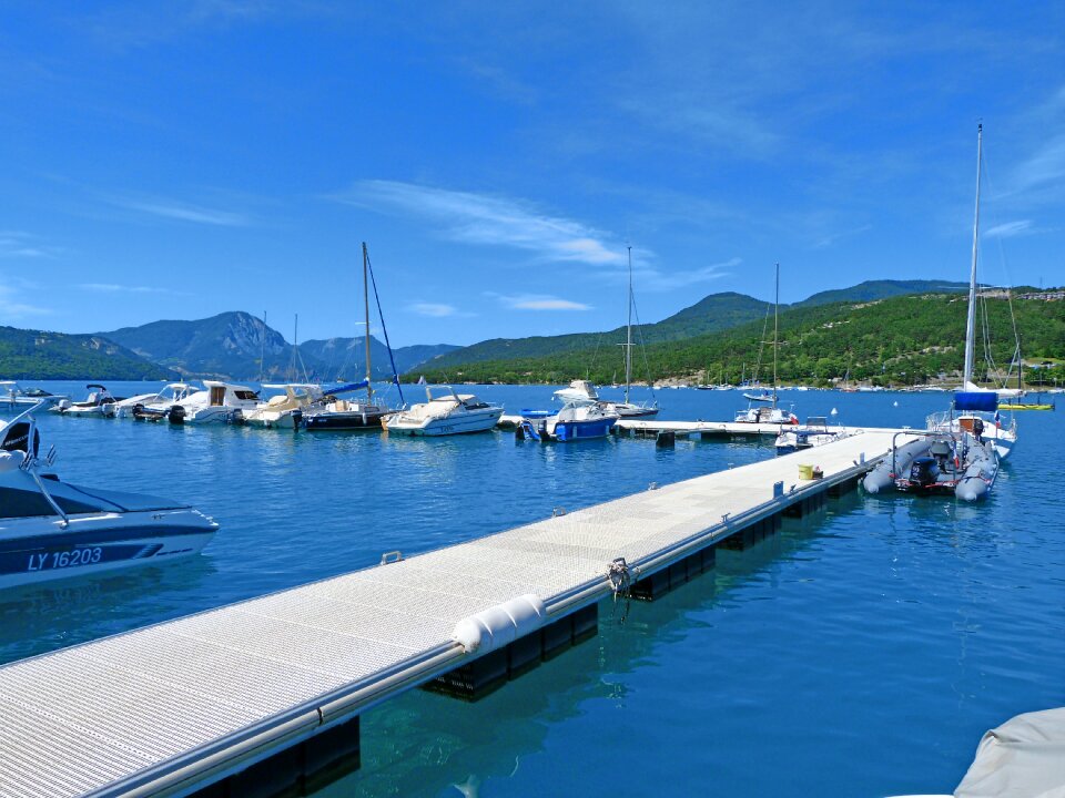 Pier sailboats motor boats