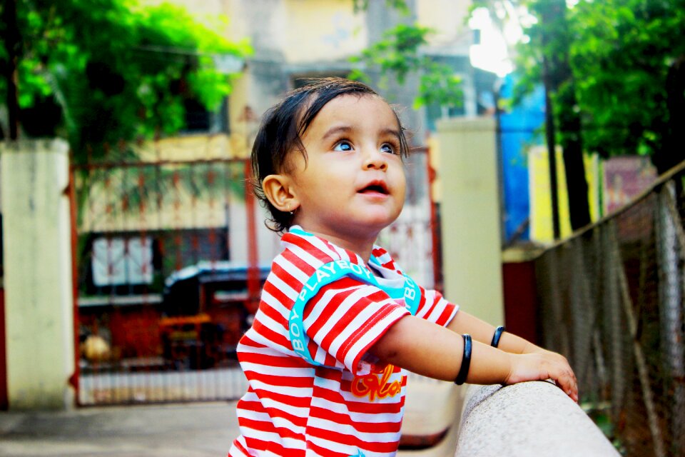 Infant indian asian