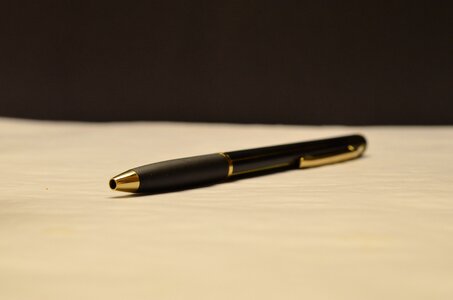 Author write ballpoint