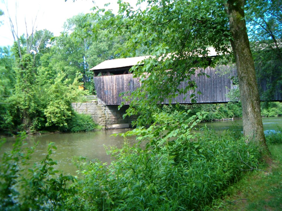 Historical rustic river