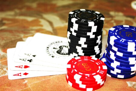 Chips gambling casino photo