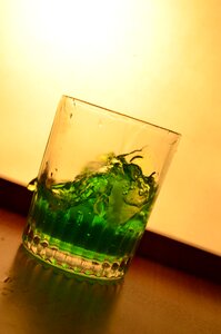 Splash pouring alcohol
