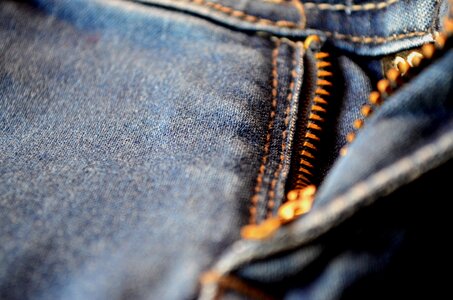 Jeans blue pocket photo