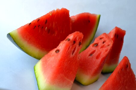 Cut fruits sliced photo