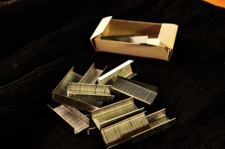 Staple metal school photo