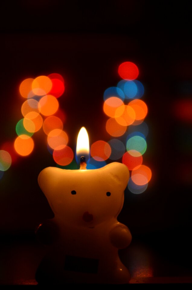 Candle romantic valentine