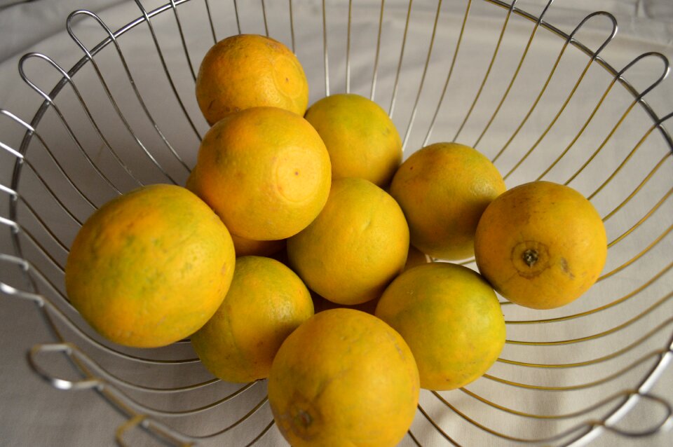 Citrus basket fruits