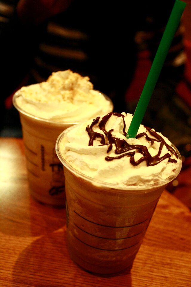 Cups beverages hot