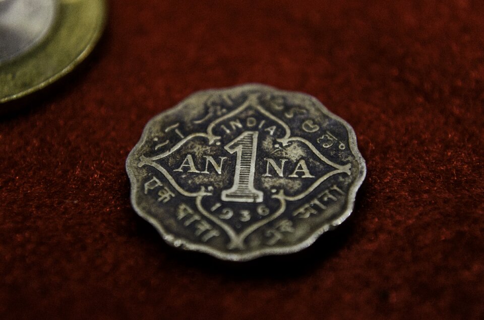 Ancient old currency