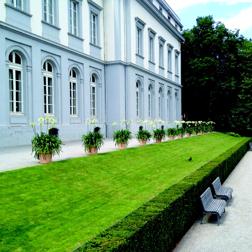 Castle park germany flowers