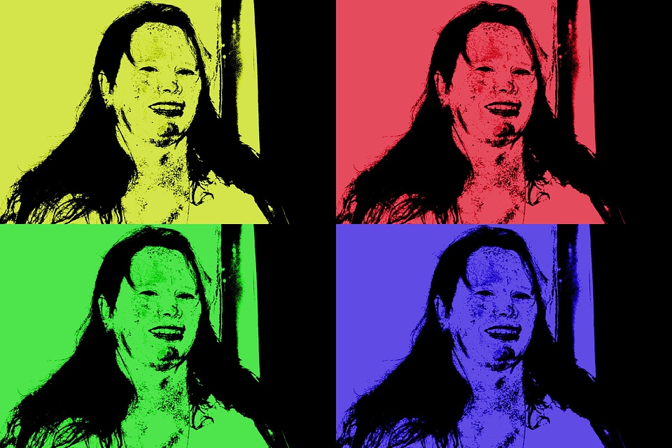 Andy colorful pop-art