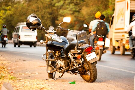 Road chopper helmet