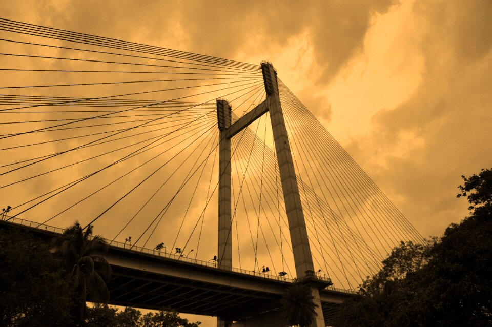 Evening construction architecture