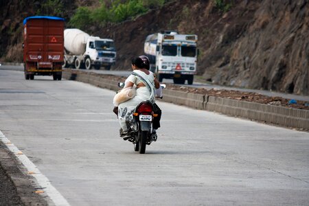 India transportation road photo