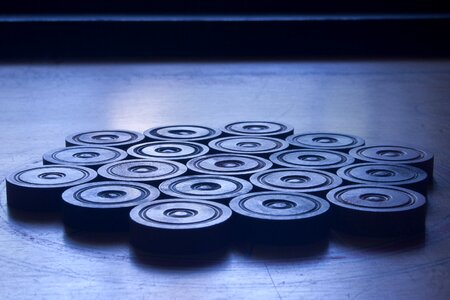 Game pieces blue