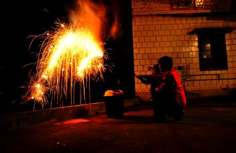 China light firework