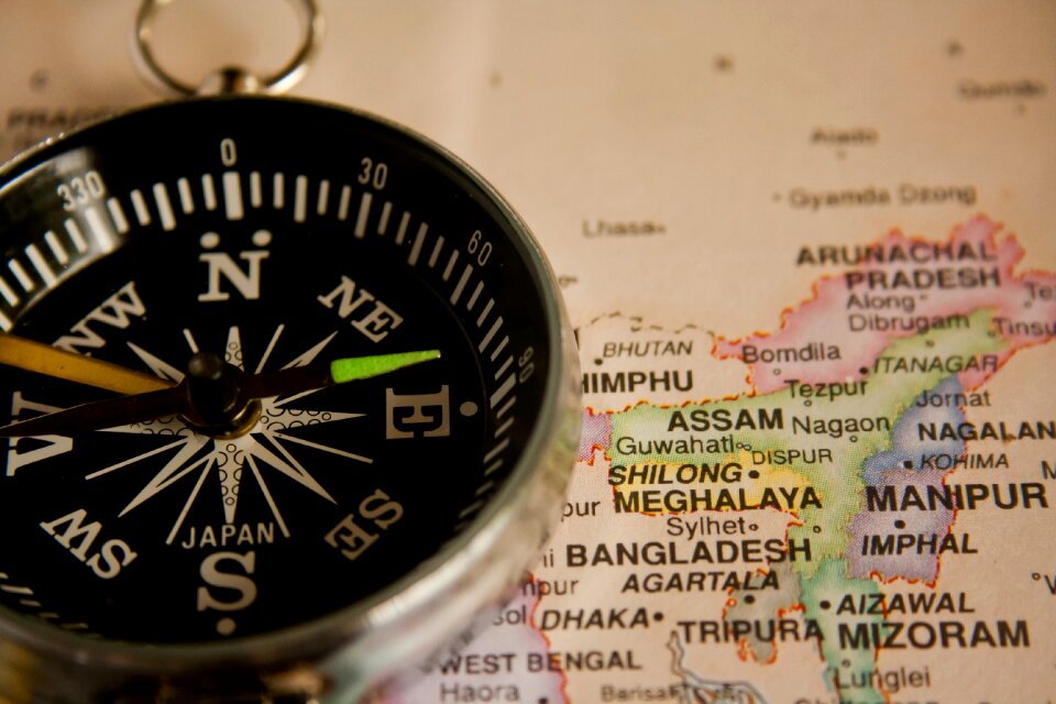Direction travel journey