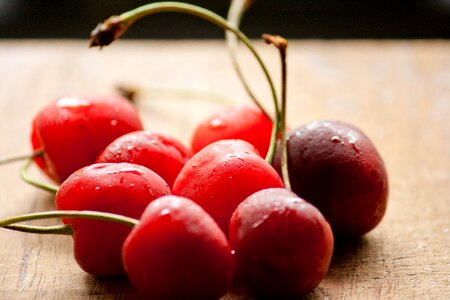 Food fresh cherry photo