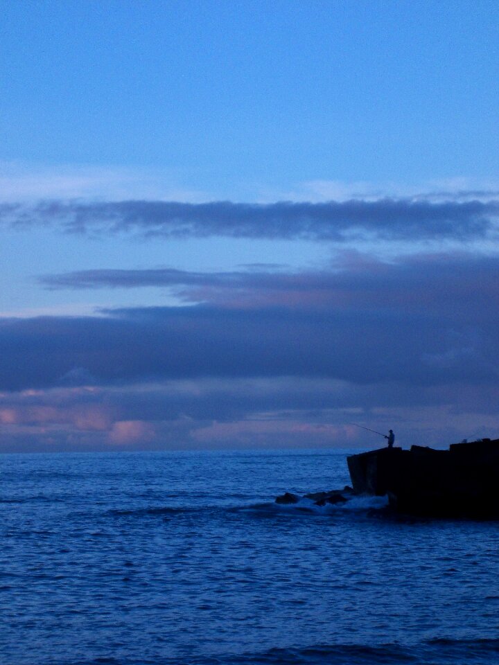 Angler landscape evening