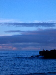 Angler landscape evening photo