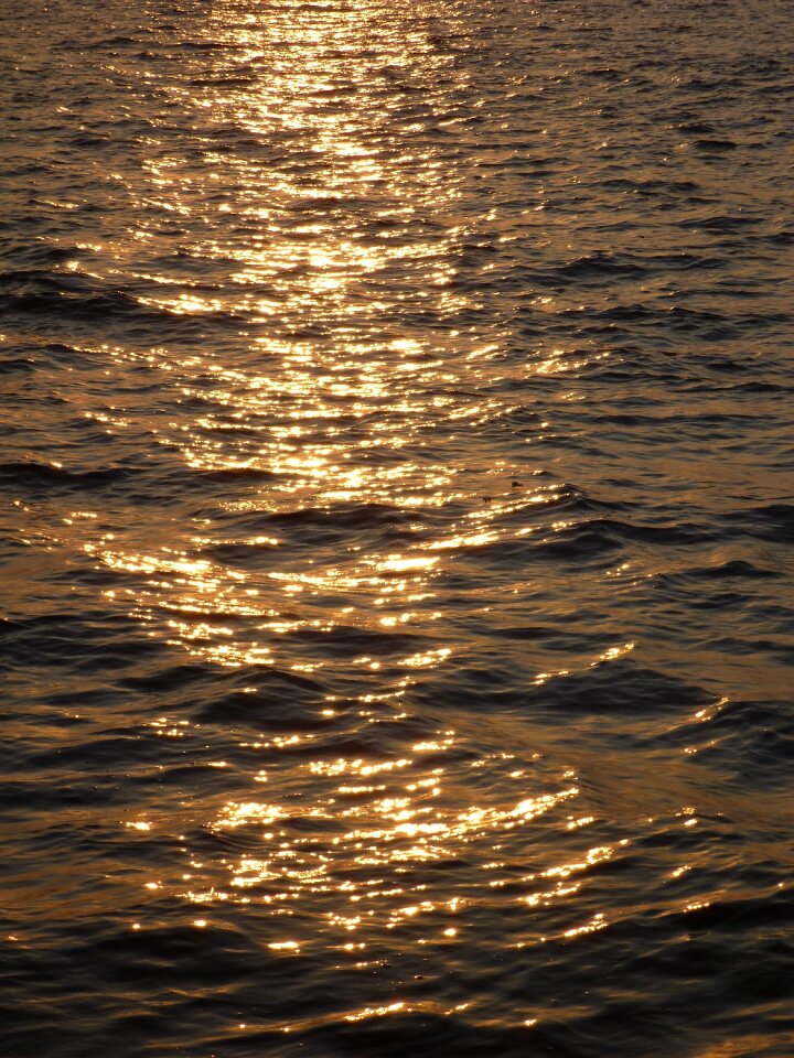 Waves calm reflexions