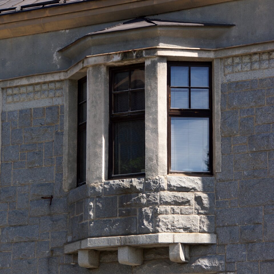 Granite house stone house window