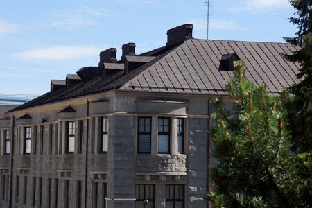 Architecture granite house stone house photo