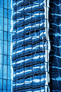Blue building business