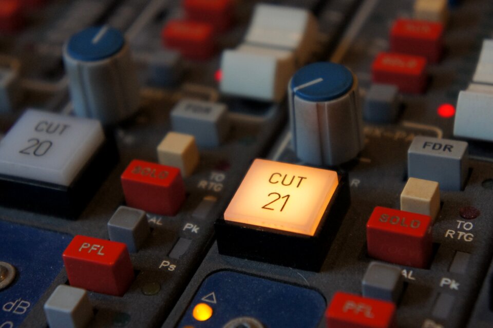 Mixing console desk