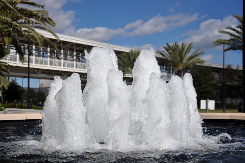 Fountain splash bowl pool
