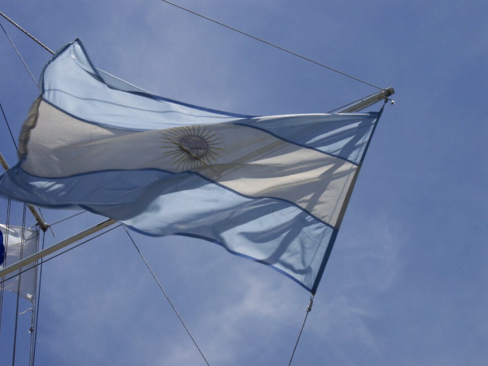 Argentina flag sky nation
