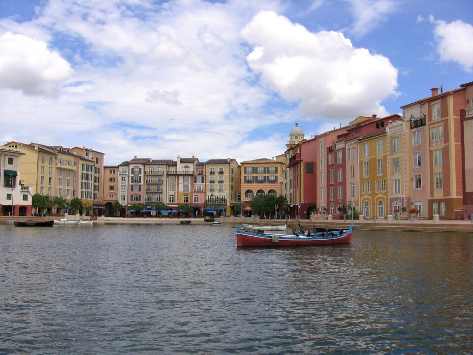 Buildings italian resort