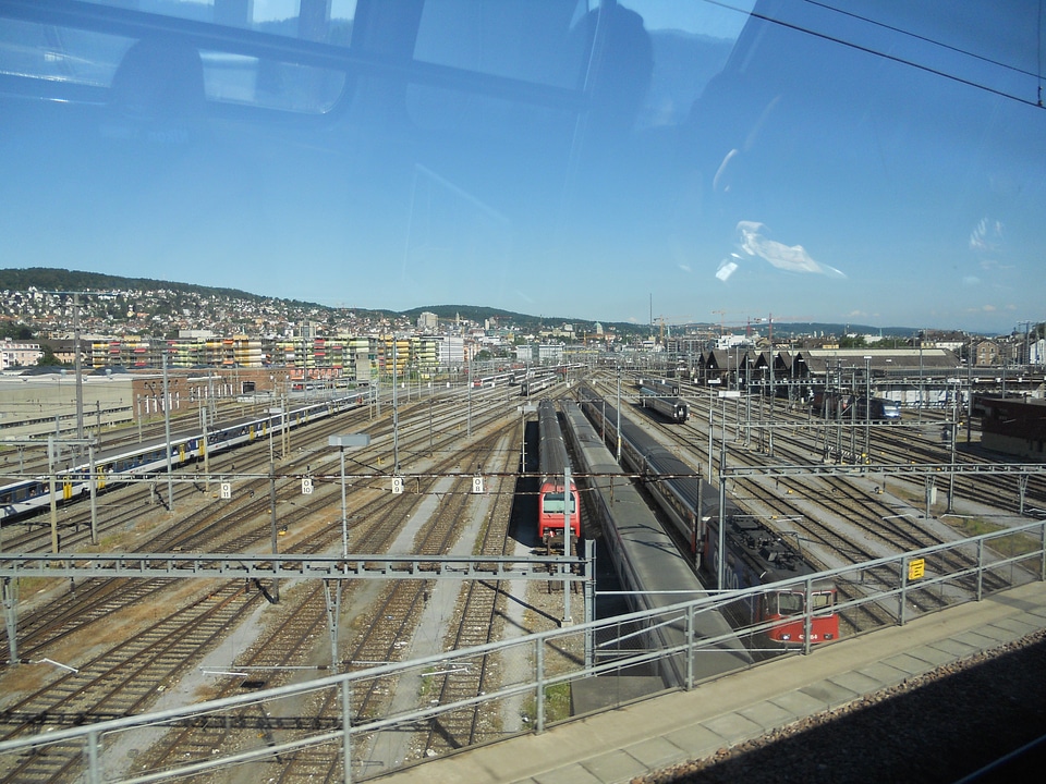 Railway station sbb switzerland