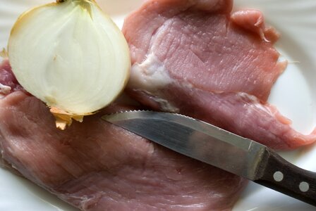 Cooking food steak