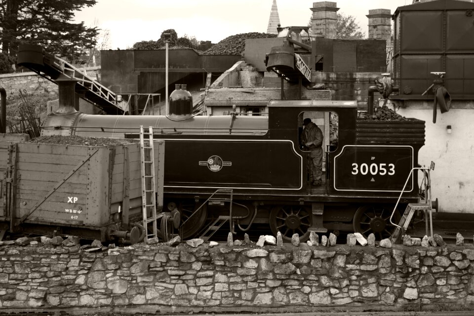 Locomotive historic coal