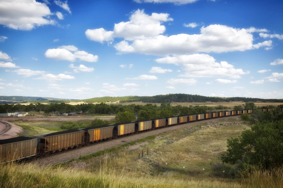 Coal train travel transportation