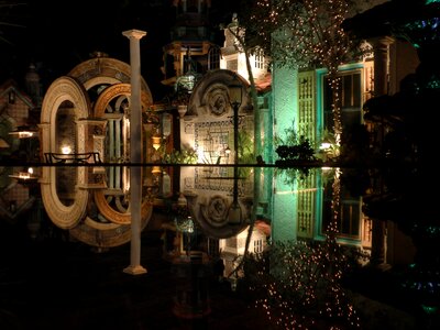 Evening reflection column