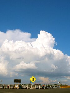 Arrows road sky photo