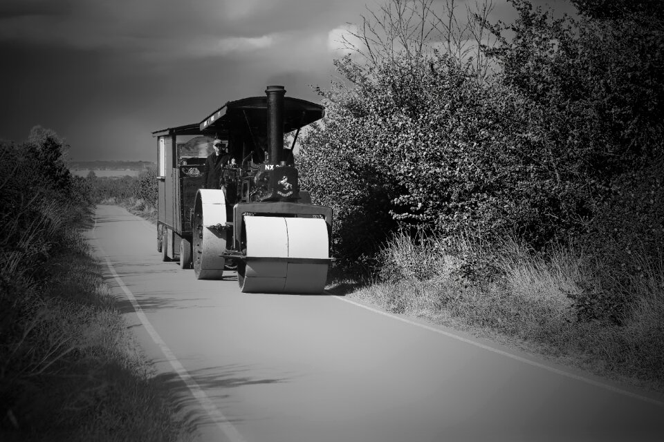Country lane steam-driven