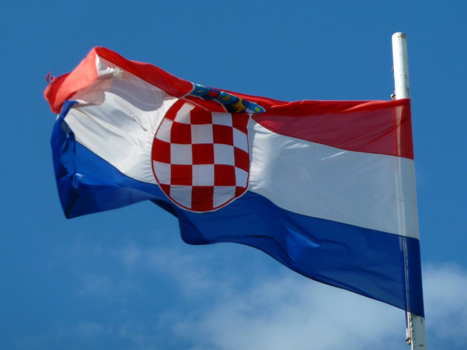 National colours croatian flag landesfarben