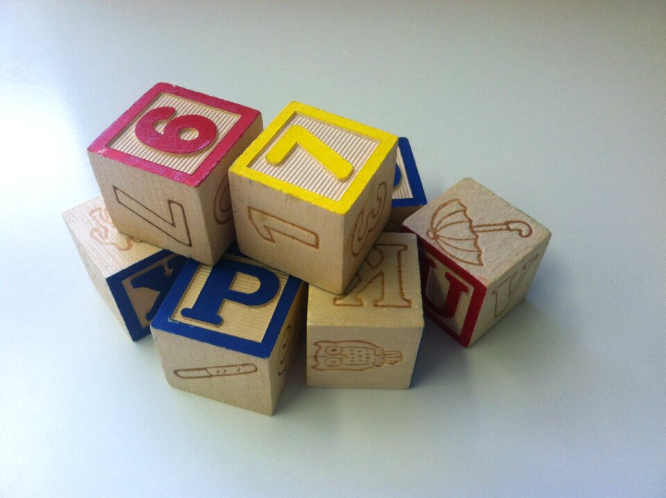Cubes dices wooden