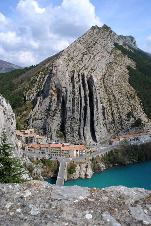 Durance river mountain