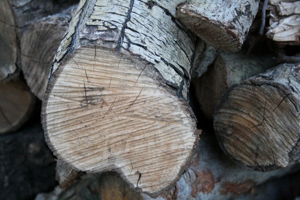 Timber lumber stack