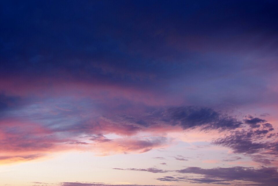 Afterglow nature sunset