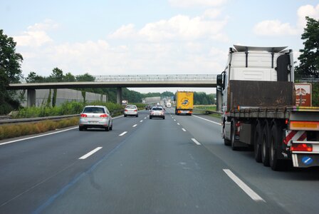 Logistics highway germany photo