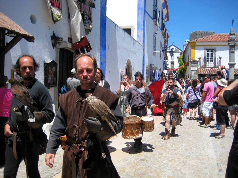 Medieval fair popular street
